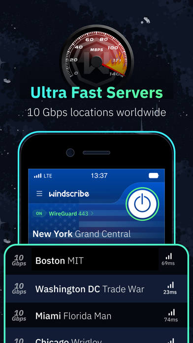 VPN Windscribe: Fast & Secure screenshot 3