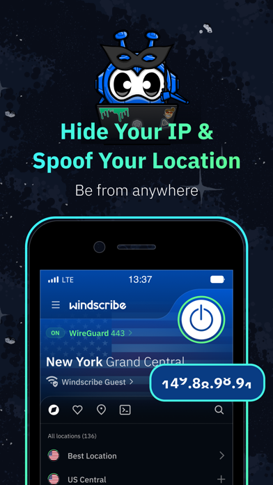 VPN Windscribe: Fast & Secure screenshot 4
