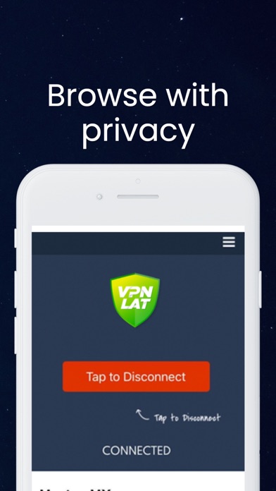 VPN.lat: unlimited and secure screenshot 1