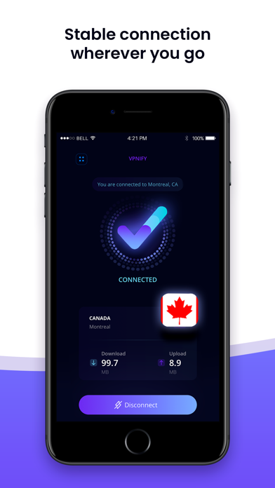 VPNIFY - Unlimited VPN screenshot 4