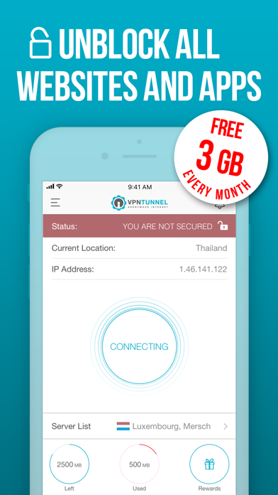 VPNTunnel – Private VPN Spot screenshot 2