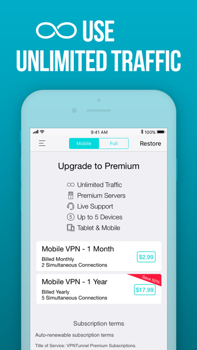 VPNTunnel – Private VPN Spot screenshot 1