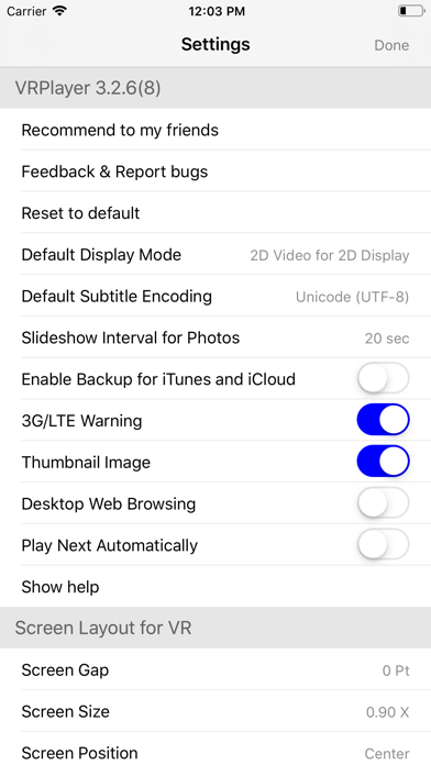 VRPlayer Pro : 2D 3D 360°Video screenshot 1