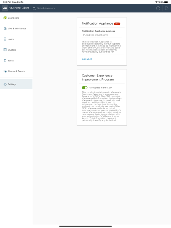 vSphere Mobile Client screenshot 9