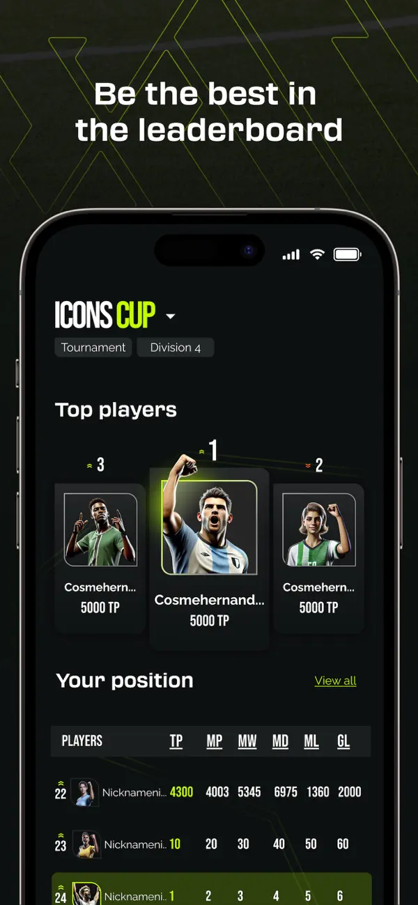 VSS: Virtual Sports Soccer App screenshot 2