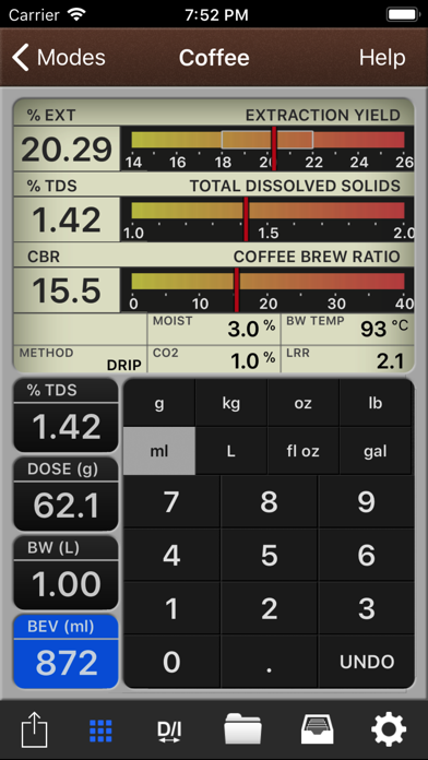 VST CoffeeTools for iPhone screenshot 4