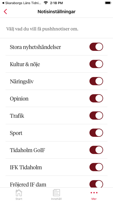 Västgöta-Bladet Nyhetsapp screenshot 1