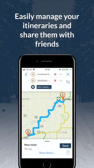 VT VAST Snowmobile Trails screenshot 3