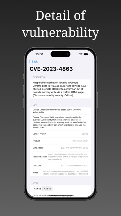 VulnWatch screenshot 2