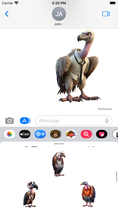 Vulture Stickers screenshot 3