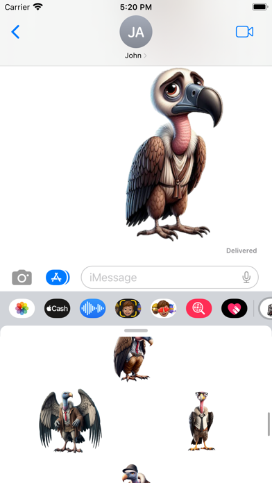 Vulture Stickers screenshot 1