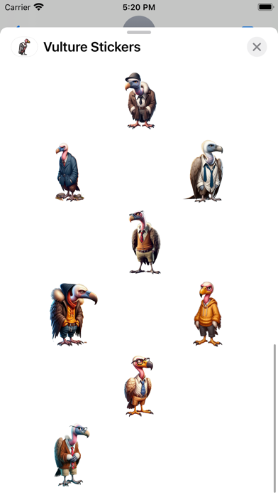 Vulture Stickers screenshot 4