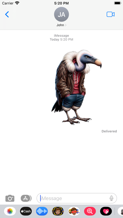 Vulture Stickers screenshot 2