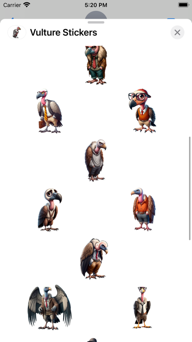 Vulture Stickers screenshot 5