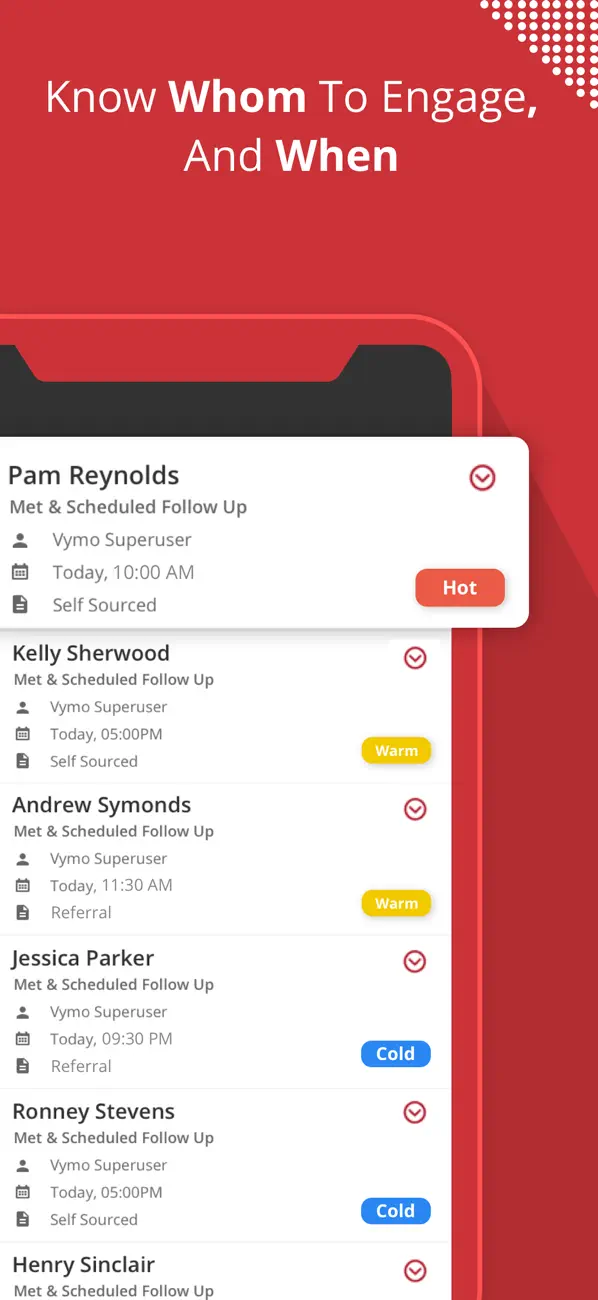 Vymo screenshot 1