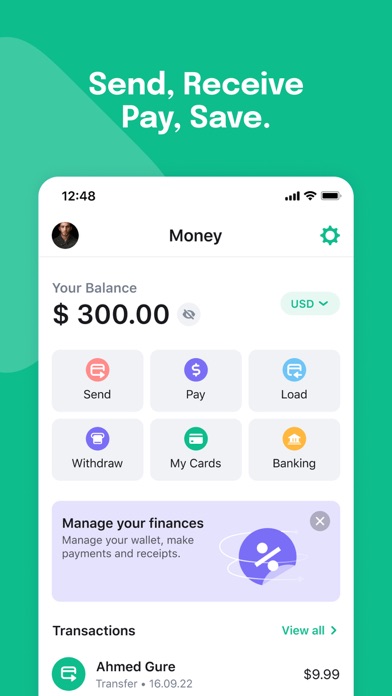 WAAFI APP screenshot 2