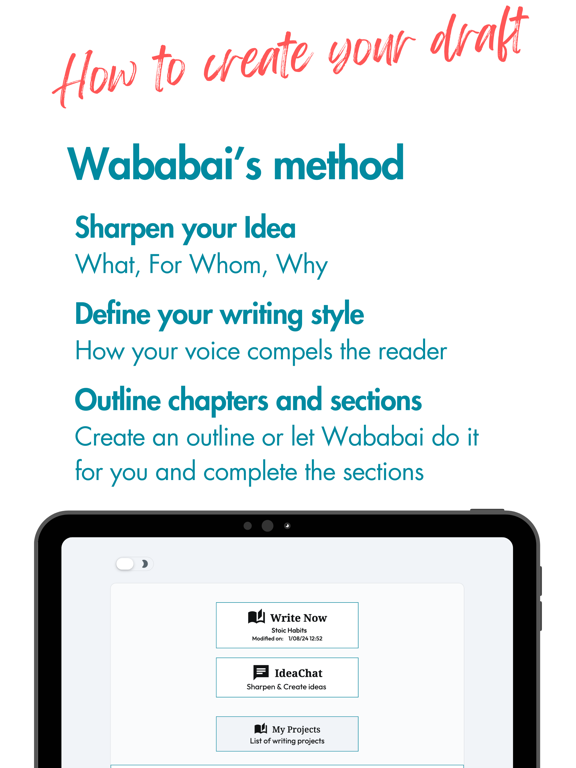 WABABAI Book Writing Studio screenshot 9