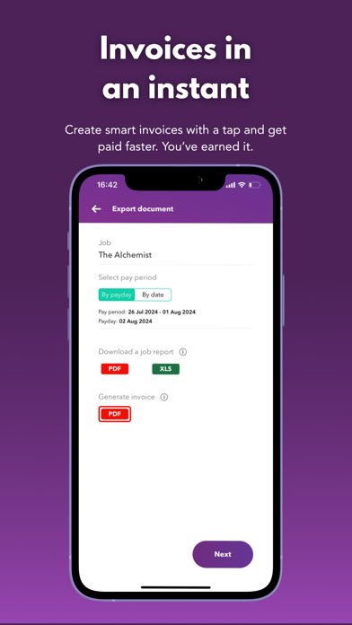 wac - shift & earnings tracker screenshot 3