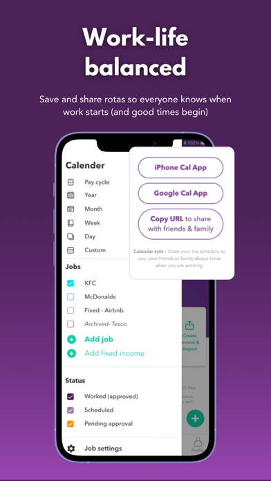 wac - shift & earnings tracker screenshot 5