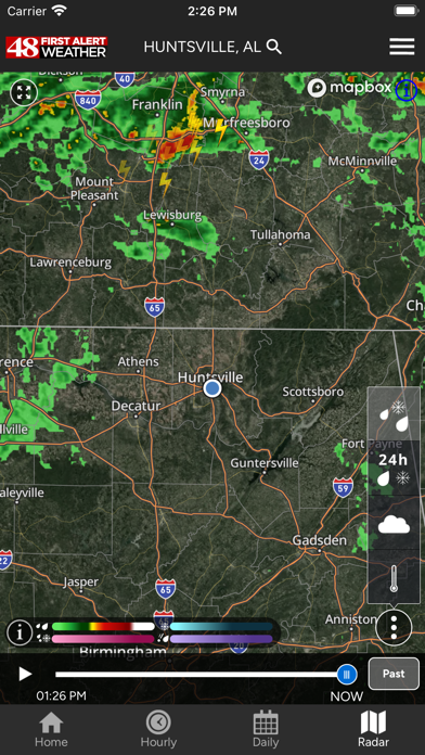 WAFF 48 First Alert Weather screenshot 1