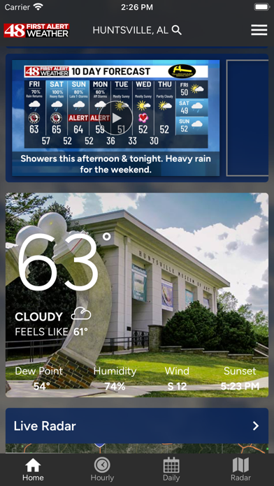 WAFF 48 First Alert Weather screenshot 4