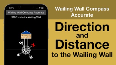 Wailing Wall Compass Accurate screenshot 1