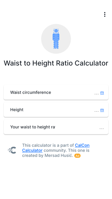 Waist to Height Ratio screenshot 3