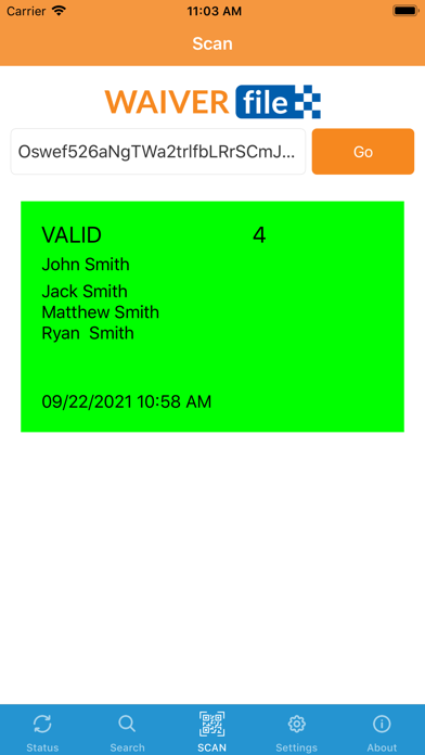 WaiverScan screenshot 1