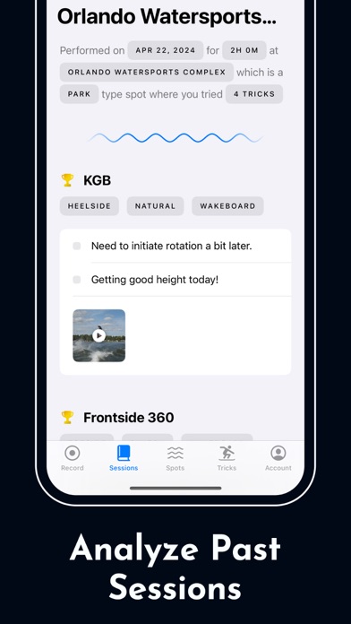 Wake: Wakeboard Tracker screenshot 3