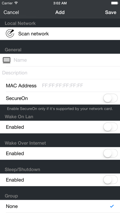 WakeUp - The Wake on LAN tool screenshot 2