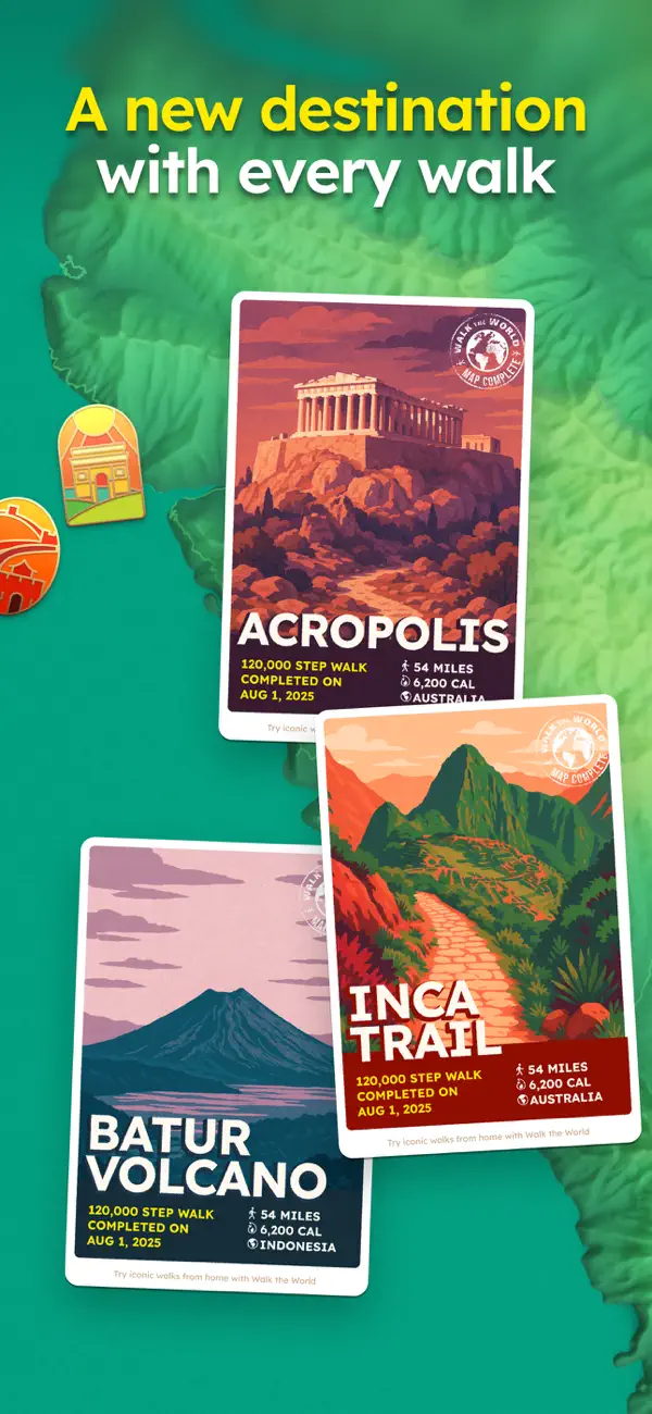 Walk the World: Virtual Trails screenshot 2