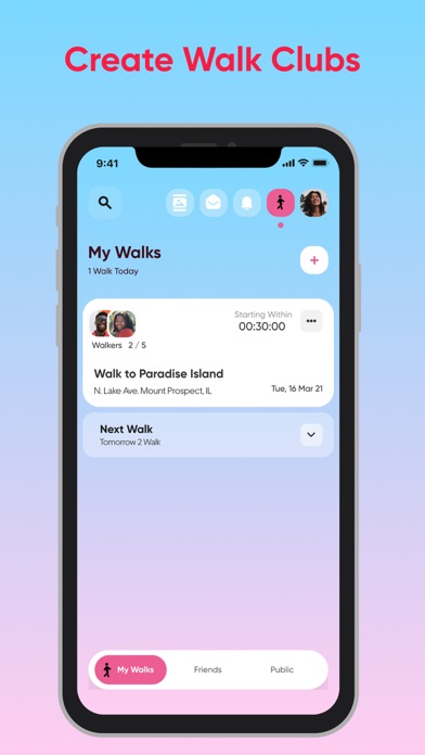 WalkClub: Walk Together! screenshot 3