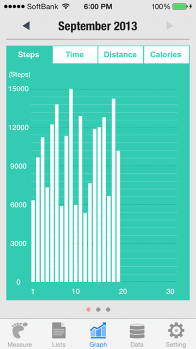 Walker - Pedometer Lite screenshot 4