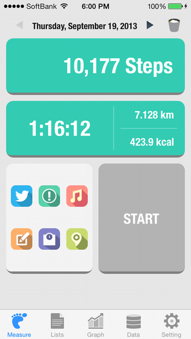 Walker - Pedometer Lite screenshot 5