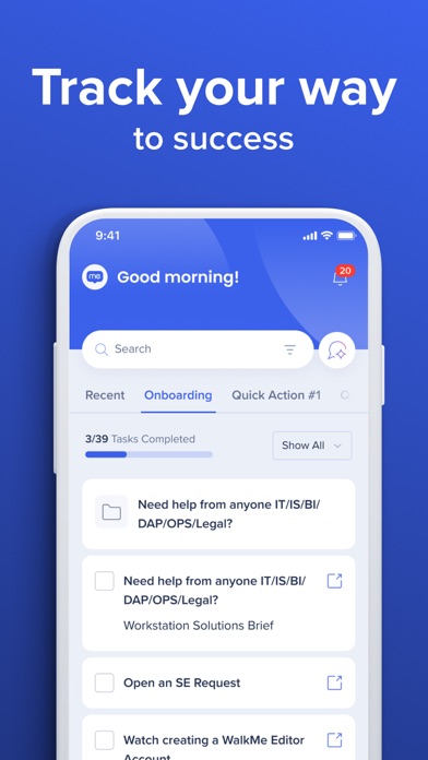 WalkMe Menu screenshot 1