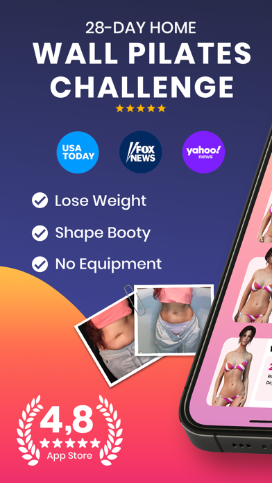Wall Pilates: Fit Weight Loss screenshot 10