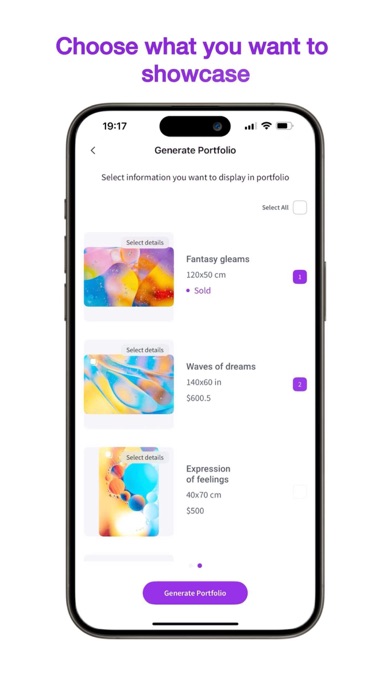 Wall Portfolio for Artist screenshot 4