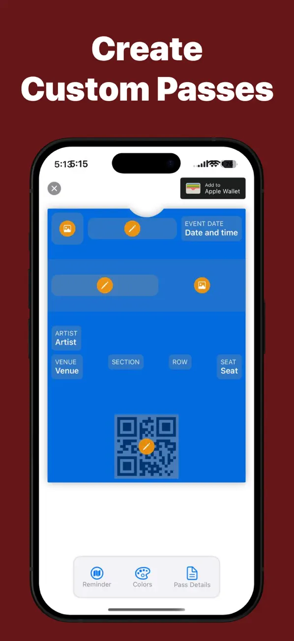 Wallet Creator: Passbook Cards screenshot 1