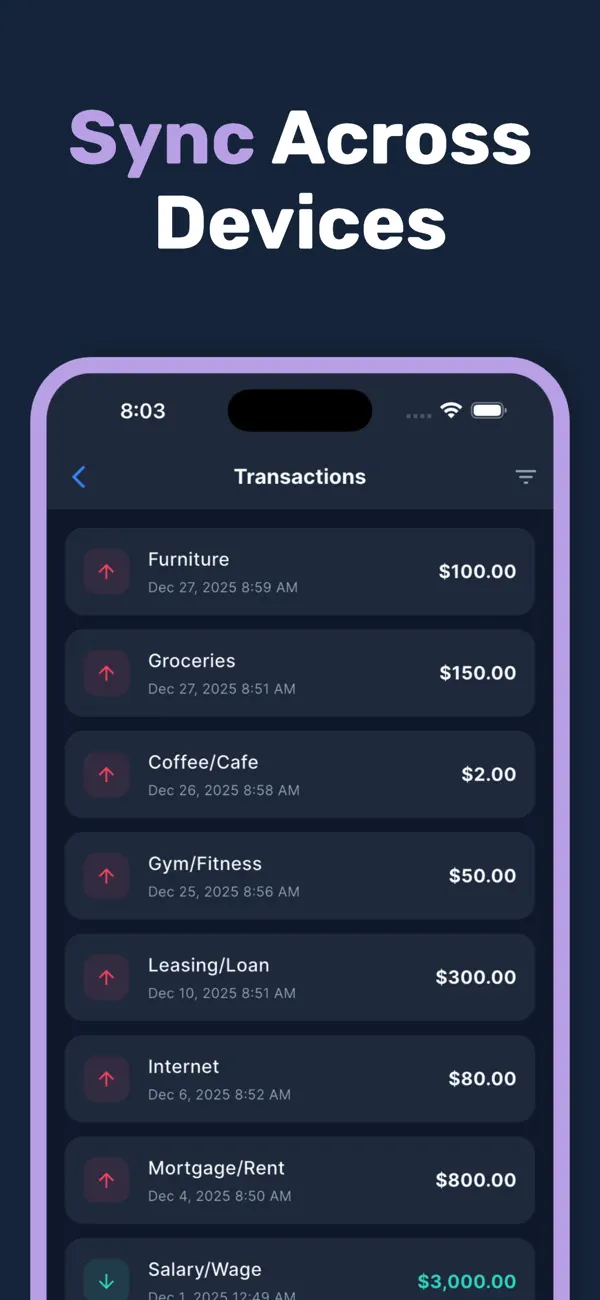 WalletIN: Budget & Expense AI screenshot 1