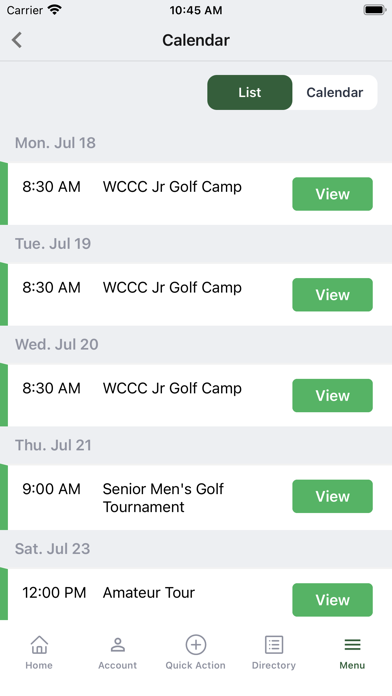 Walnut Creek CC screenshot 1