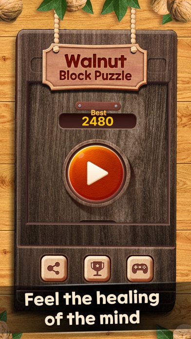 Walnut Wood Block Puzzle screenshot 1