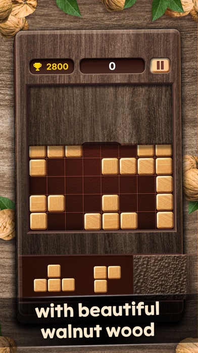 Walnut Wood Block Puzzle screenshot 3