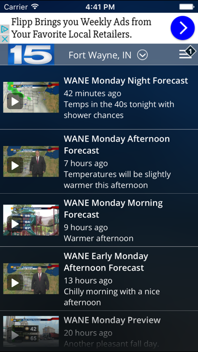 WANE WX screenshot 1