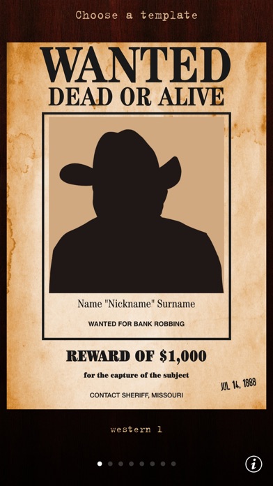 Wanted Poster Pro screenshot 5