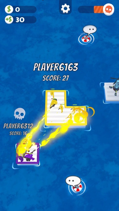 War of Rafts: Sea Battle Game screenshot 1