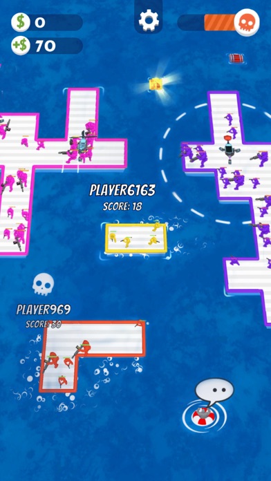 War of Rafts: Sea Battle Game screenshot 2