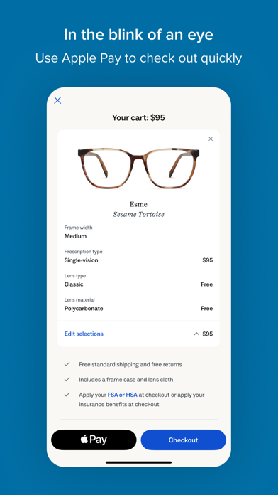 Warby Parker screenshot 2