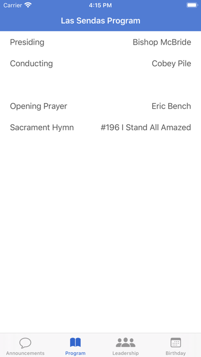 Ward Bulletin screenshot 1