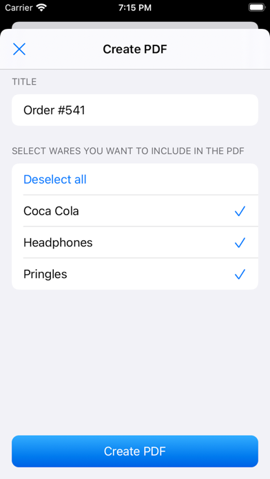 WareBear: Manage the warehouse screenshot 1