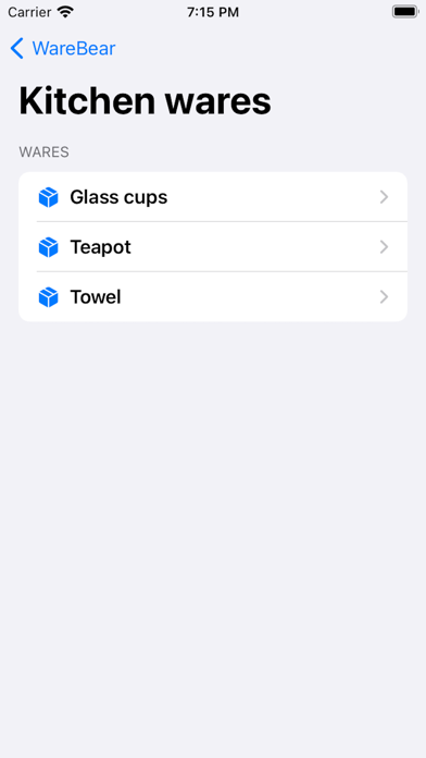 WareBear: Manage the warehouse screenshot 4